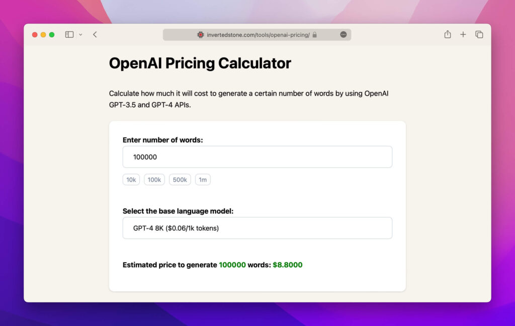 how-to-estimate-pricing-for-using-openai-api-invertedstone